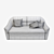 Title: Corona Galant-2 Sofa: Modern Comfort, Stylish Design 3D model small image 3