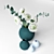 Elegant White Ranunculus Bouquet 3D model small image 2