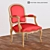 Bijou Armchair: Sleek Design, Supreme Comfort 3D model small image 1