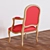 Bijou Armchair: Sleek Design, Supreme Comfort 3D model small image 2