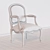 Bijou Armchair: Sleek Design, Supreme Comfort 3D model small image 3