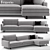 Frigeriosalotti JAMES: Luxurious Sofas 3D model small image 1