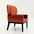 Kasba Wing Chair: Perfect Blend of Style and Comfort! 3D model small image 2