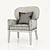 Kasba Wing Chair: Perfect Blend of Style and Comfort! 3D model small image 3