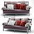 Elegant Gray03 Furnishing 3D model small image 1