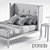 Stunning Porada Ziggy Bed: Sleek Design, Superior Quality 3D model small image 2