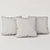 Cozy Linen Animal Pillow 3D model small image 2