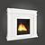 Elegant Lepgrand Fireplace Portal 3D model small image 1