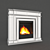 Elegant Lepgrand Fireplace Portal 3D model small image 2