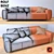 Luxurious Rolf Benz Teno Sofa 3D model small image 2