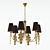 Lumi Ethnic Chandelier: Exquisite Illumination 3D model small image 1