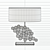 Luminous Ethno Table Lamp 3D model small image 2