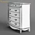 Modern Carpenter Dresser Table 3D model small image 3