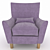 Elegant Holen Chair: Traditional Comfort and Style 3D model small image 1