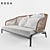 RODA Spool Sofa: Innovative Design, Absolute Comfort 3D model small image 1