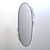 Ekne Oval Wall Mirror - 700x1500mm 3D model small image 1