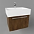 DURAVIT XL6044: Sleek and Spacious Suspension 3D model small image 1
