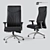 Sleek Oskar Chair 3D model small image 1