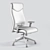 Sleek Oskar Chair 3D model small image 3