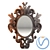 Elegant Frame Mirror 3D model small image 3