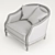 Gianfranco Ferre GF-7051 Luxury Sofa 3D model small image 3