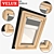 VELUX GZL Roof Window: 180° Rotation, Easy Cleaning, Ventilation, Adjustable Blinds 3D model small image 1