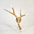 Nature-inspired Antler Sconce 3D model small image 2