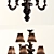 Elegant Carpanese Chandelier & Sconces 3D model small image 3