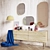 Scandinavian Decor Set: Framed Mirror, Corky Glasses, Plus & One, Bulky, Elevated, Ambit Ø25 3D model small image 2