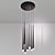 Elegant Shunt Chandelier 3D model small image 1