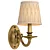 Newport Brass Sconce: Satin Bronze with Beige Shade 3D model small image 1