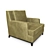 Elegant Rauma Armchair: Stylish, Comfortable 3D model small image 2