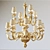 Silvano Grifoni Chandelier: Elegant 12-Light Lighting Fixture 3D model small image 2