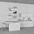 Alvic panel modern kitchen 3D model small image 3