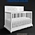 Adler-Fisher Deluxe Convertible Crib 3D model small image 2