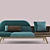 Modern TAO Sofa: Sleek & Stylish 3D model small image 3