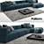 Elegant Poliform Shangai Sofa: Perfect Lounge Essential 3D model small image 2