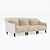 Georgesmith Virginie Sofa: Elegant and Versatile 3D model small image 2