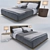 Contemporary Comfort: Aly's Bed 3D model small image 1
