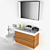 Corian Bathroom Set 3D model small image 2