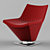 Bold Red Chair: Roche Bobois 3D model small image 1