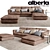 Luxury Miami Sofa & Coffee Table 3D model small image 1