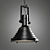 Triple Gear Pendant Lamp - Stylish Steel & Glass Design 3D model small image 2