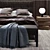 Luxury Molteni&C Anton Bed - Elegant Design for Ultimate Comfort. 3D model small image 2