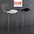 Sleek and Stylish Knoll Bertoia Barstool 3D model small image 1