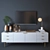 Modern Audrey Media Console - Sleek Design, Ample Storage 3D model small image 1