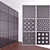 Elegant Islamic Art Panels 3D model small image 1