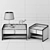 Sleek Sophistication: Flou Gentleman Nightstand 3D model small image 3