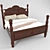 Bryant Dark Storage Bed 3D model small image 1