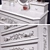 Elegant Carved Chest of Drawers 3D model small image 2